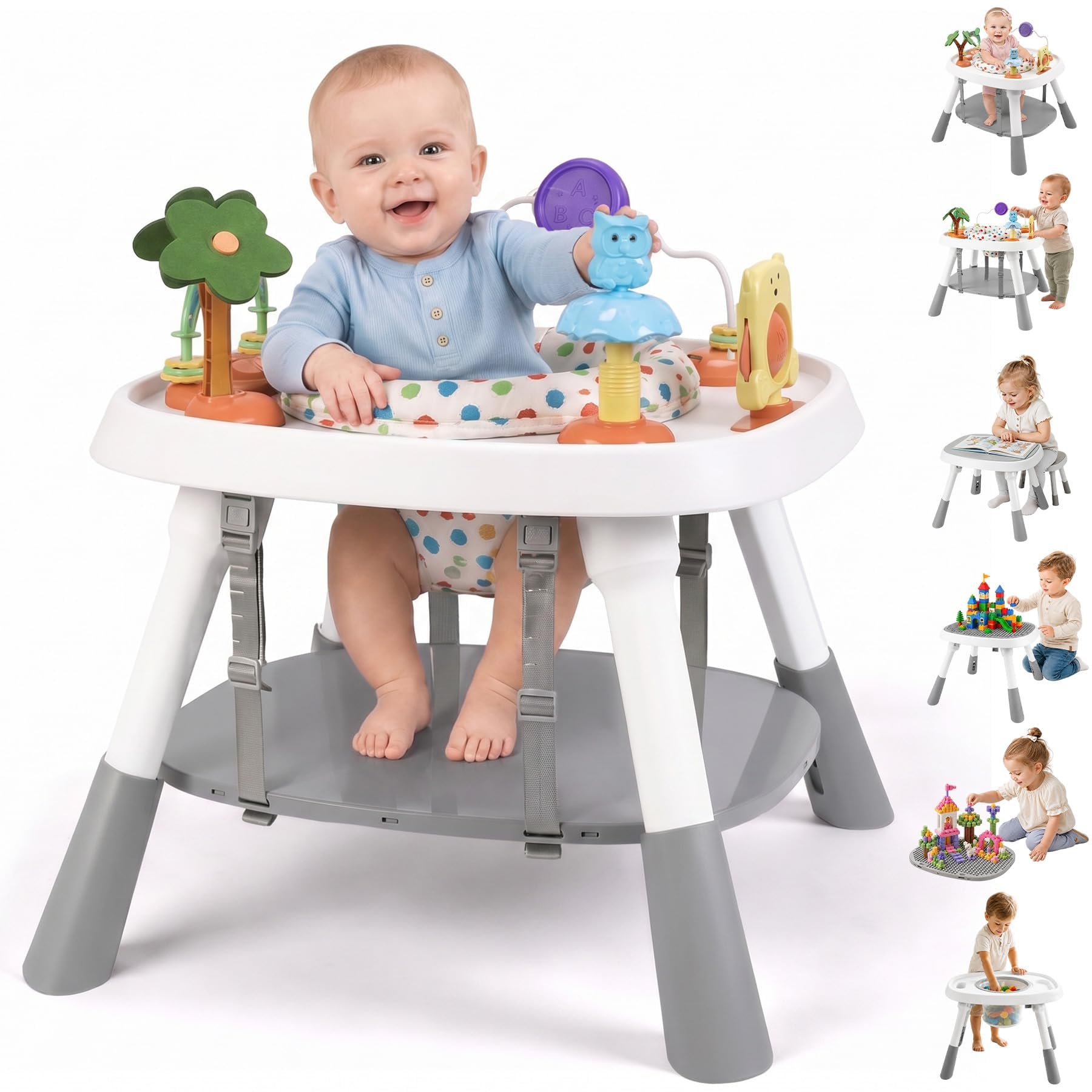 Cochymi 6-in-1 Baby Activity Center Features Explained: Sensory Play, Safety, and Storage